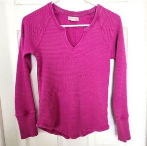 Target Knox rose v neck henley top